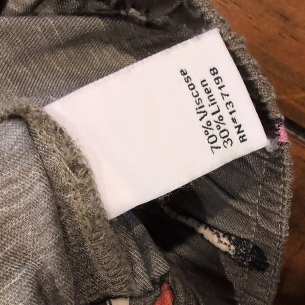 The Brightside Magic Mushroom Lounge Pants Pajama Linen Blend - Picture 5 of 7